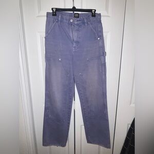 BDG Purple light wash cargo jeans